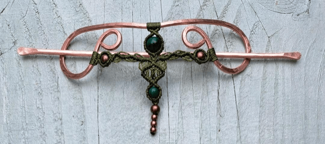 Oma cuivre chrysocolle taille L