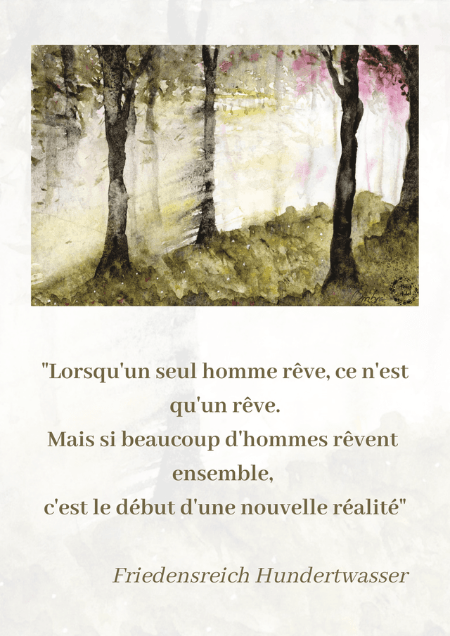 Affiche forêt