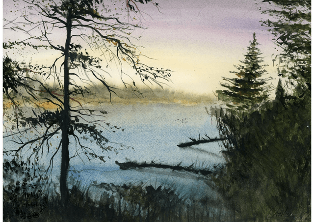 Lac de montagne